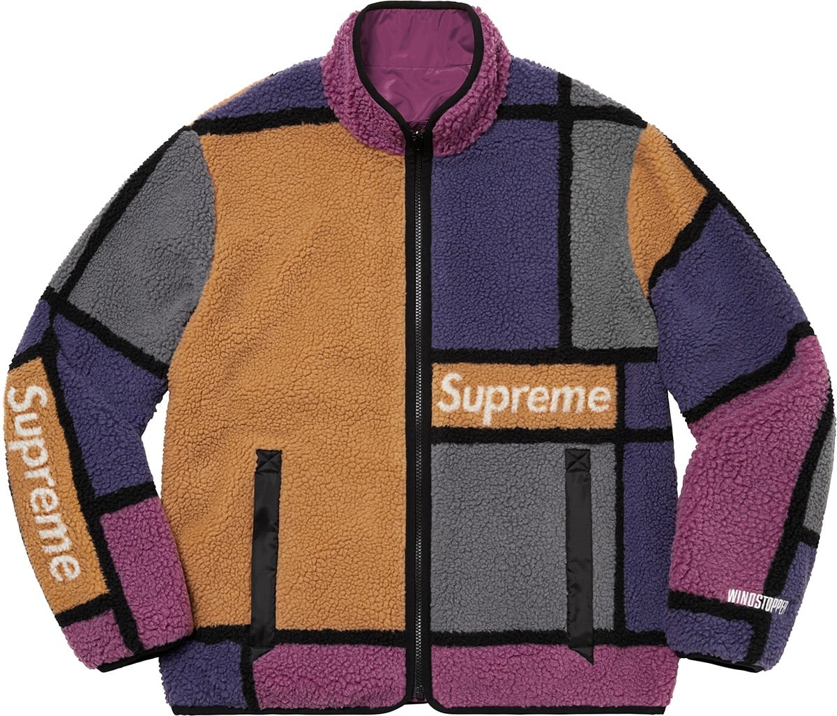 Reversible Colorblocked Fleece Jacket view 13